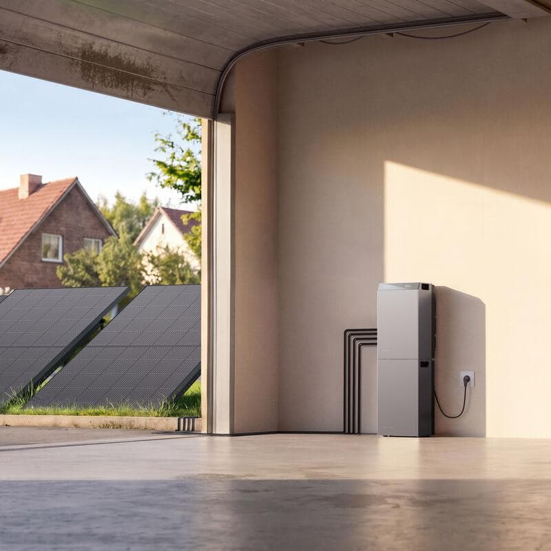 Le pack posé chez un client : 2 batteries et le Smart Meter